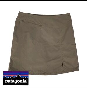 Patagonia Skorts Continental Hideaway Brown Olive 8 Skirt Athletic Athleisure